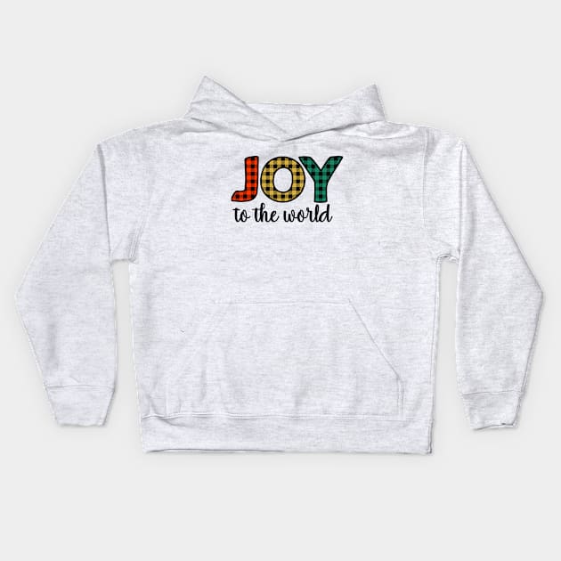 Joy to the world Kids Hoodie by Satic